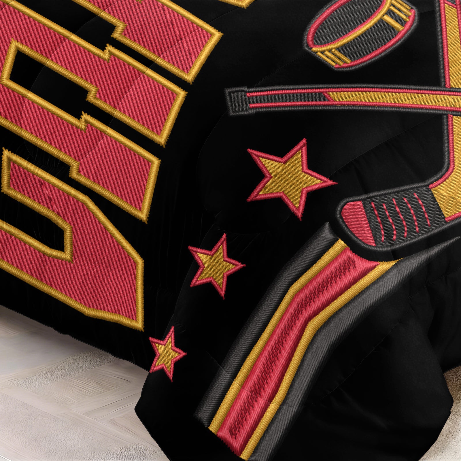 Chicago Blackhawks Hockey League Comforter Pillowcase Sets Blanket All Season Reversible Quilted Duvet