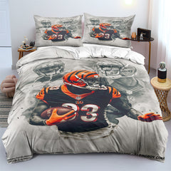 Chicago Bears Football League Duvet Cover Quilt Cover Pillowcase Bedding Set Bed Linen Home Decor