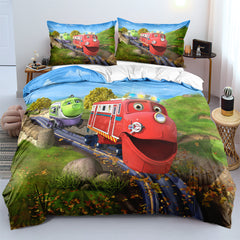 Chuggington Duvet Cover Quilt Cover Pillowcase Bedding Set