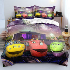 Chuggington Duvet Cover Quilt Cover Pillowcase Bedding Set