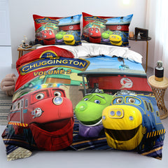 Chuggington Duvet Cover Quilt Cover Pillowcase Bedding Set