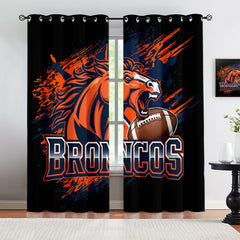 Cleveland Browns Blackout Curtains Drapes For Window Treatment Set