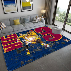Cleveland Cavaliers Carpet Living Room Bedroom Mats Kitchen Bathroom Rugs