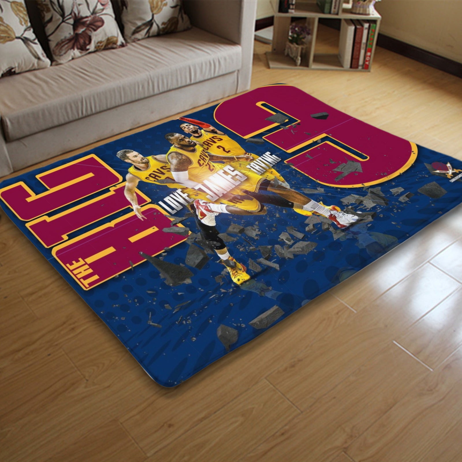 Cleveland Basketball Cavaliers Carpet Living Room Bedroom Mats Kitchen Bathroom Rugs