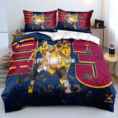 Cleveland Cavaliers Bedding Set Quilt Cover Without Filler