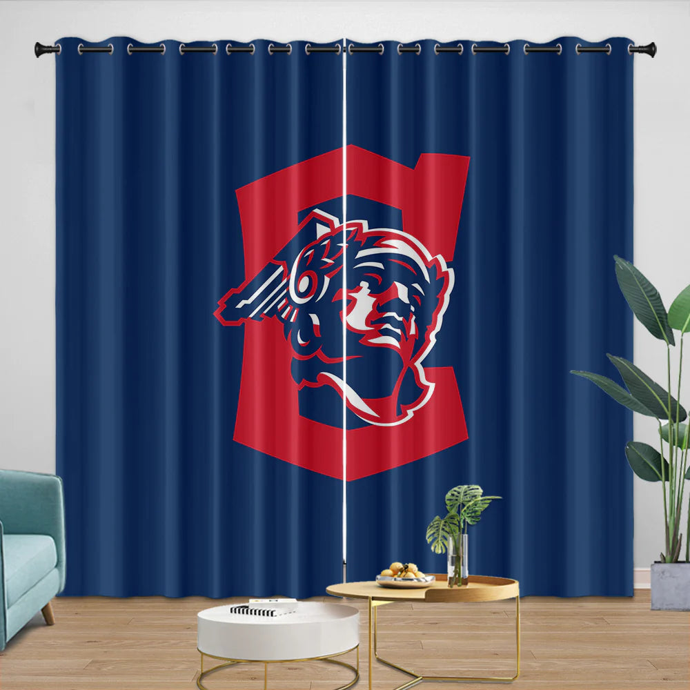 Cleveland Guardians Blackout Curtain for Living Room Bedroom Window Treatment