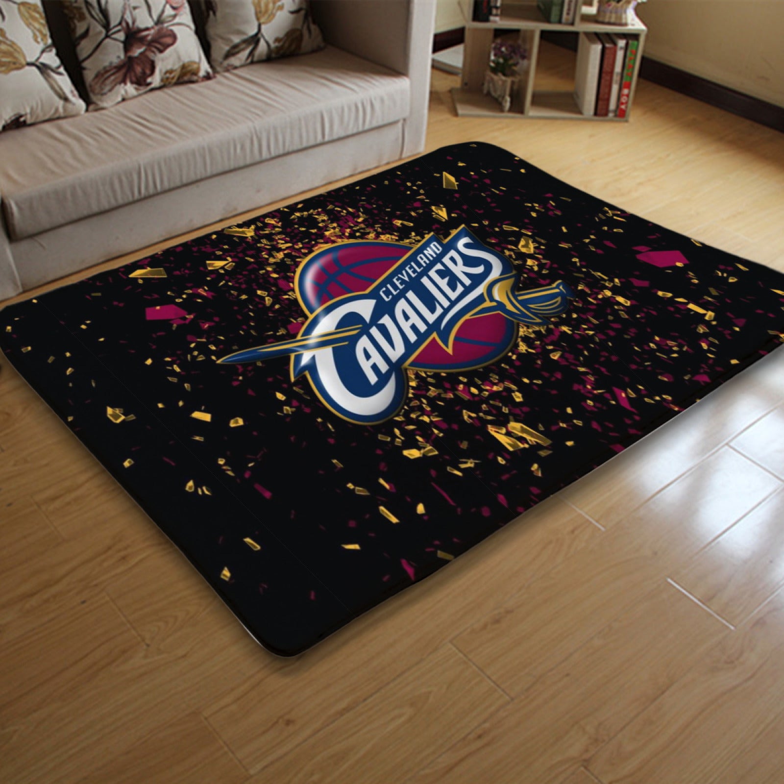 Cleveland Basketball Cavaliers Carpet Living Room Bedroom Mats Kitchen Bathroom Rugs