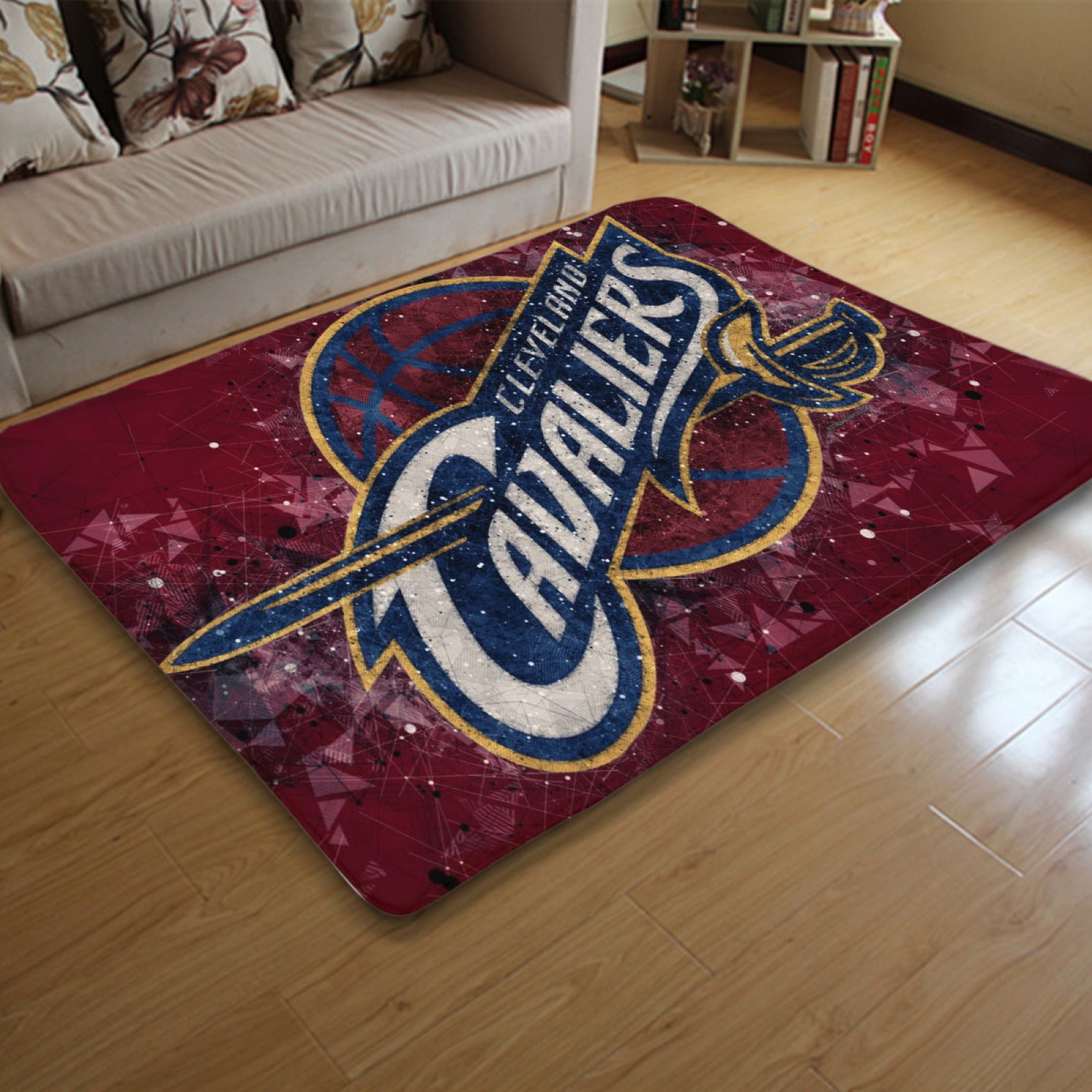 Cleveland Basketball Cavaliers Carpet Living Room Bedroom Mats Kitchen Bathroom Rugs
