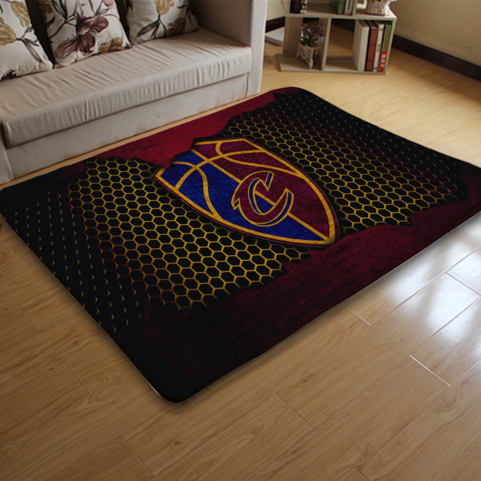 Cleveland Basketball Cavaliers Carpet Living Room Bedroom Mats Kitchen Bathroom Rugs