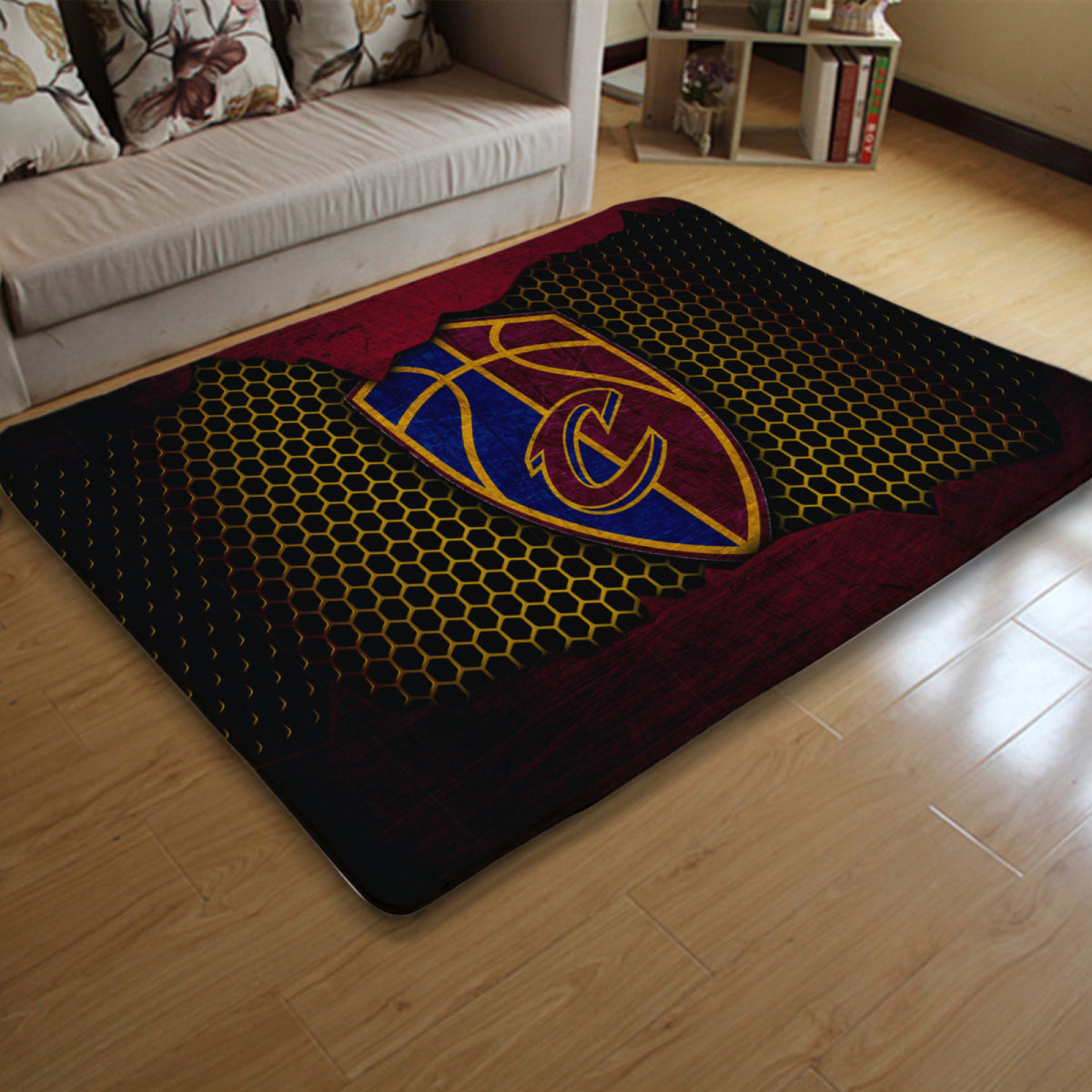 Cleveland Basketball Cavaliers Carpet Living Room Bedroom Mats Kitchen Bathroom Rugs