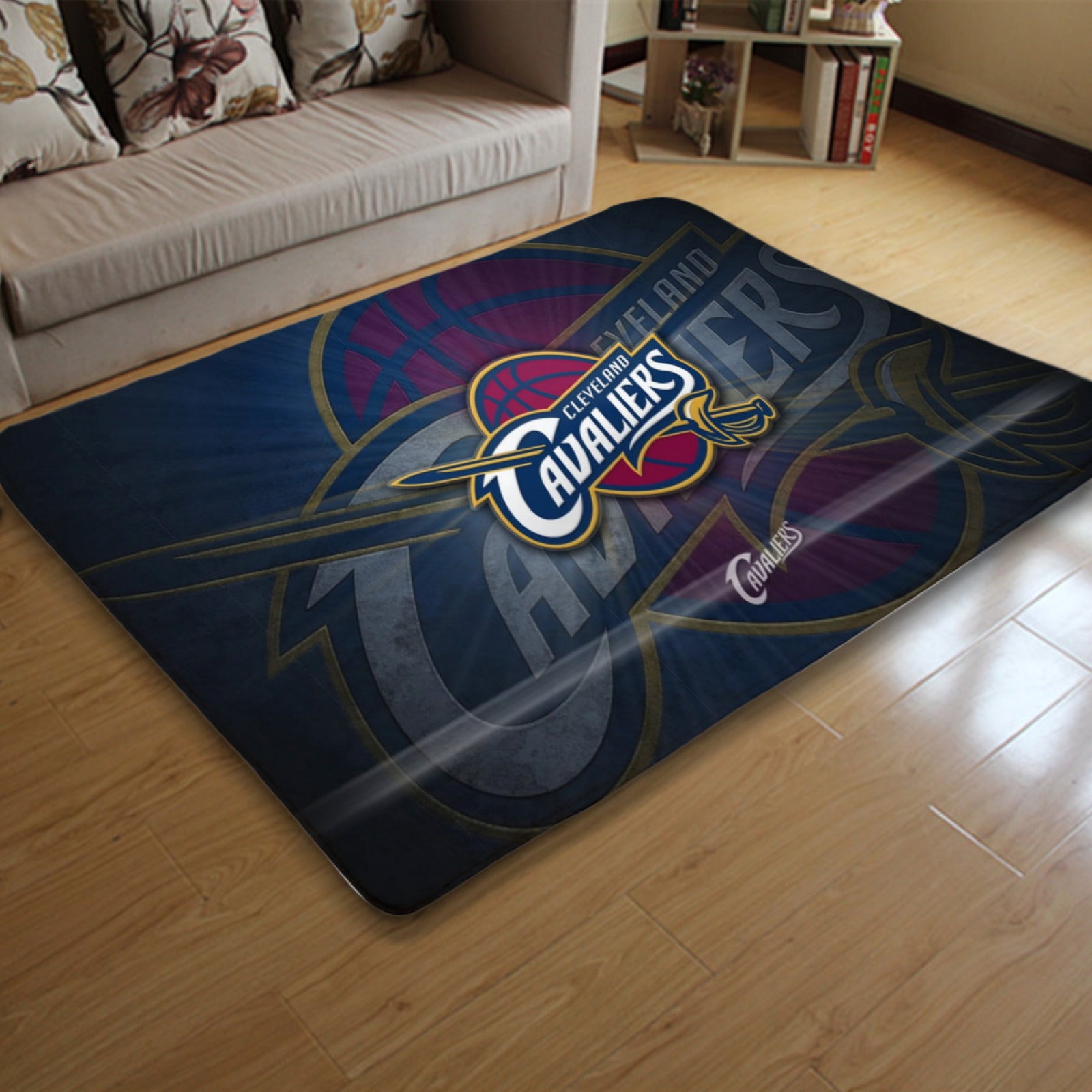 Cleveland Basketball Cavaliers Carpet Living Room Bedroom Mats Kitchen Bathroom Rugs