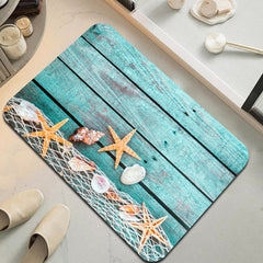 Coastal Beach  Carpet Living Room Bedroom Mats Kitchen Bathroom Rugs