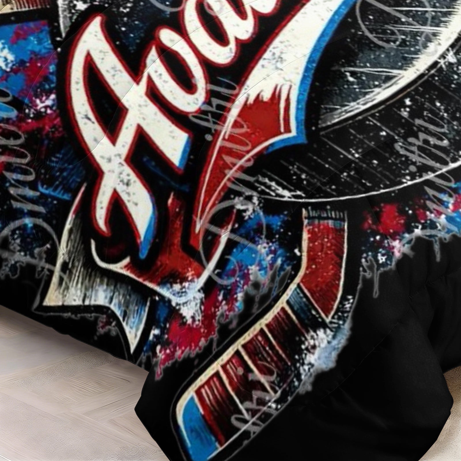 Colorado Avalanche Hockey League Comforter Pillowcase Sets Blanket All Season Reversible Quilted Duvet