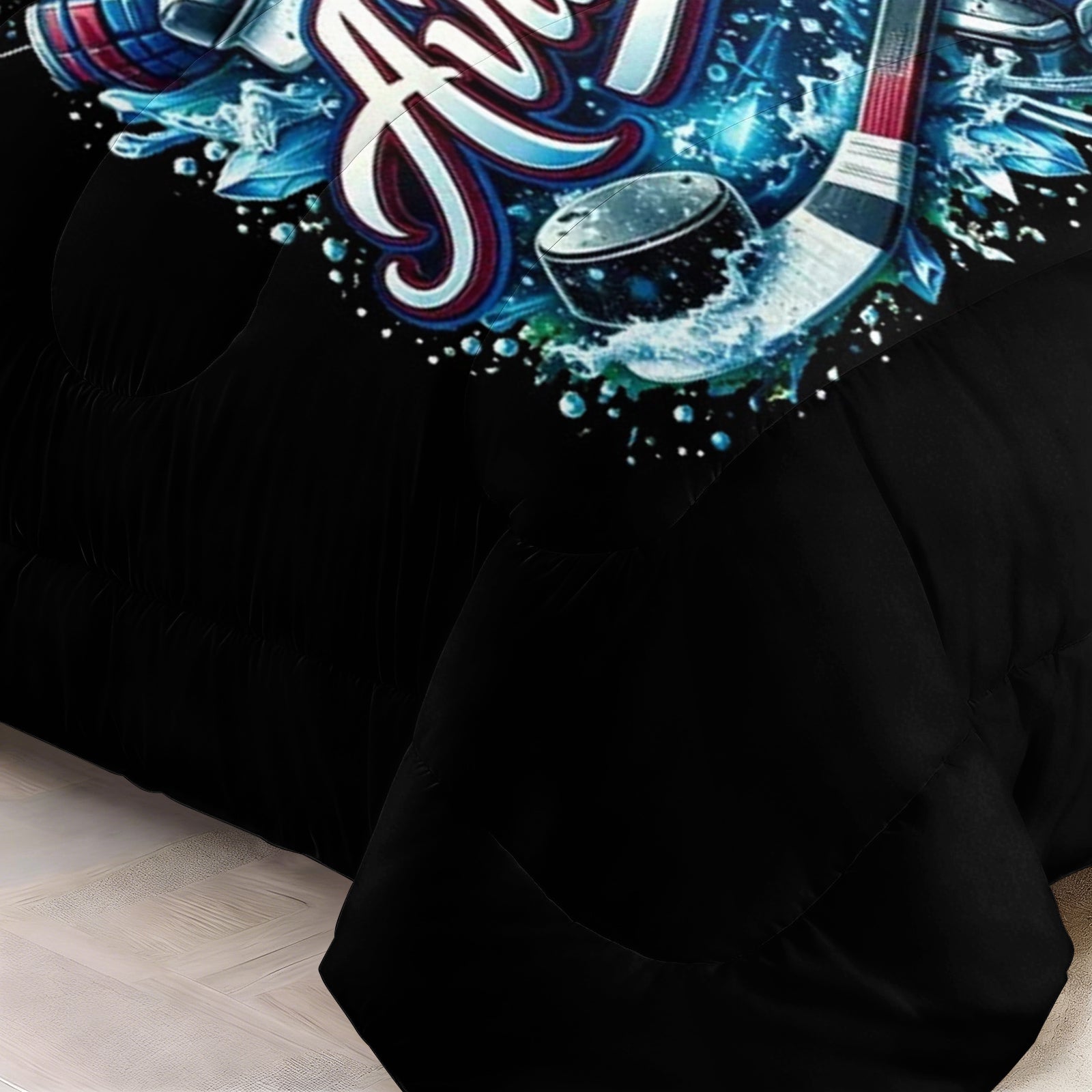 Colorado Avalanche Hockey League Comforter Pillowcase Sets Blanket All Season Reversible Quilted Duvet