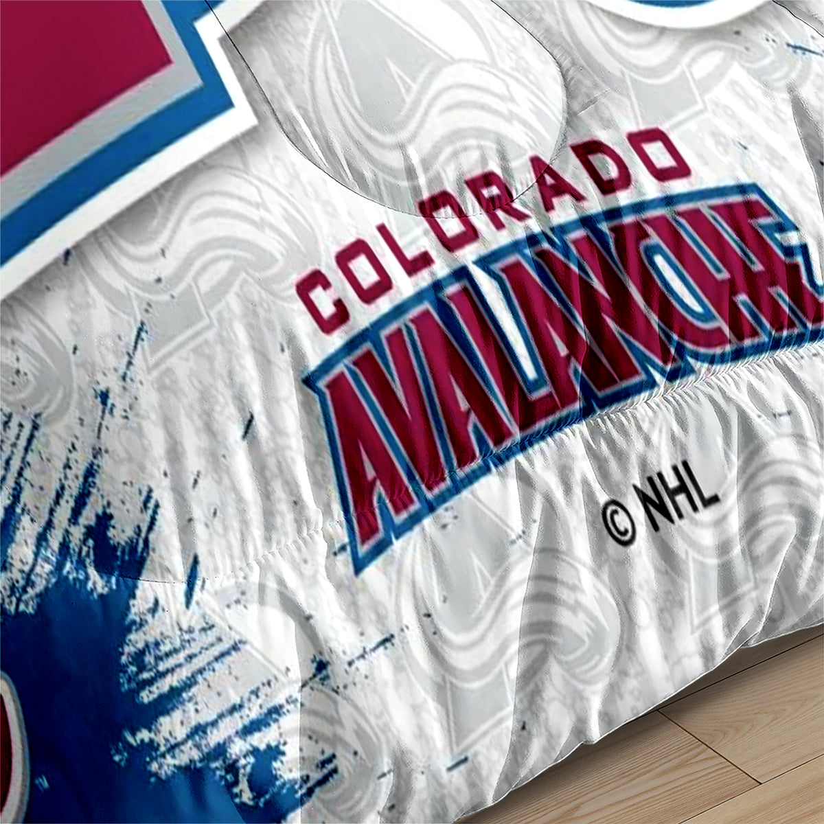 Colorado Avalanche Hockey League Comforter Pillowcase Sets Blanket All Season Reversible Quilted Duvet