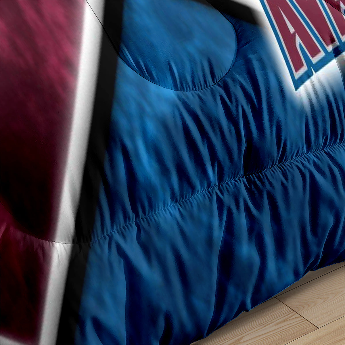 Colorado Avalanche Hockey League Comforter Pillowcase Sets Blanket All Season Reversible Quilted Duvet