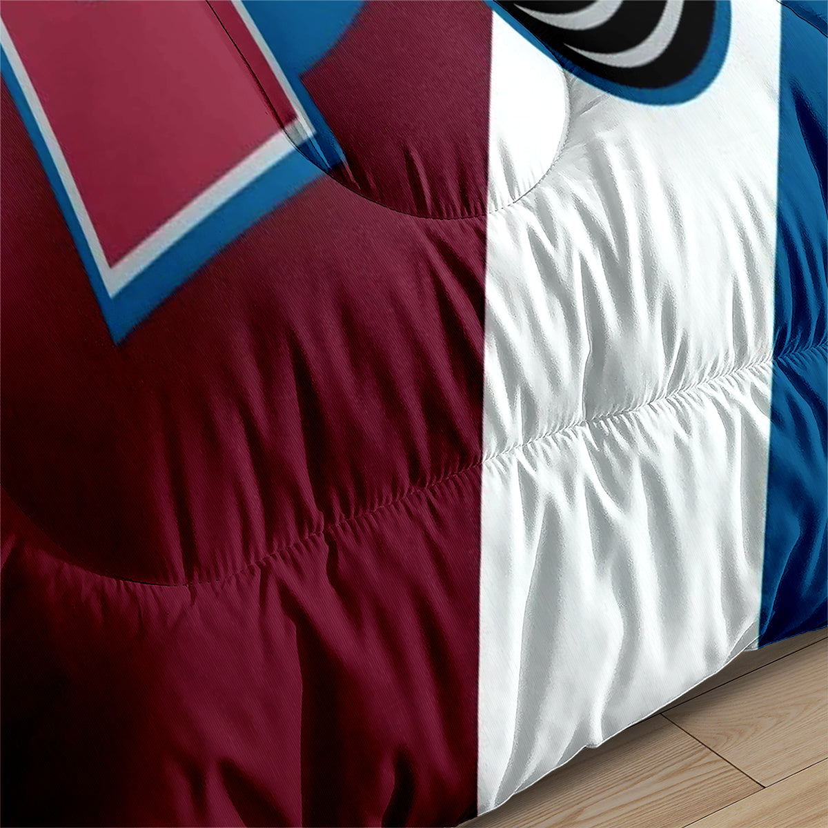 Colorado Avalanche Hockey League Comforter Pillowcase Sets Blanket All Season Reversible Quilted Duvet