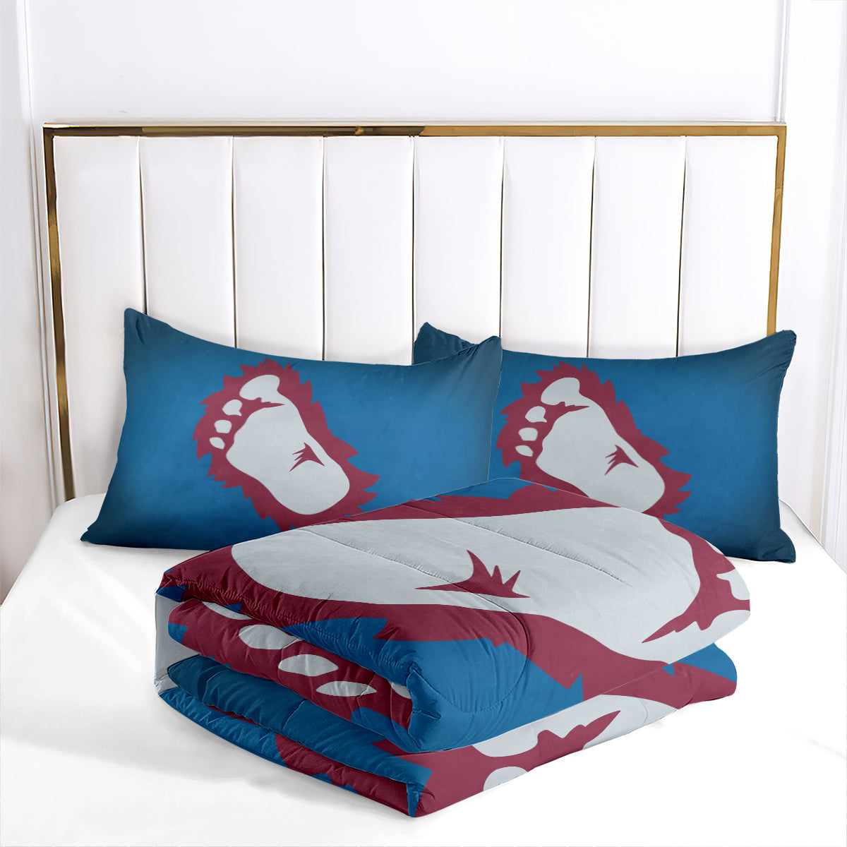 Colorado Avalanche Hockey League Comforter Pillowcase Sets Blanket All Season Reversible Quilted Duvet