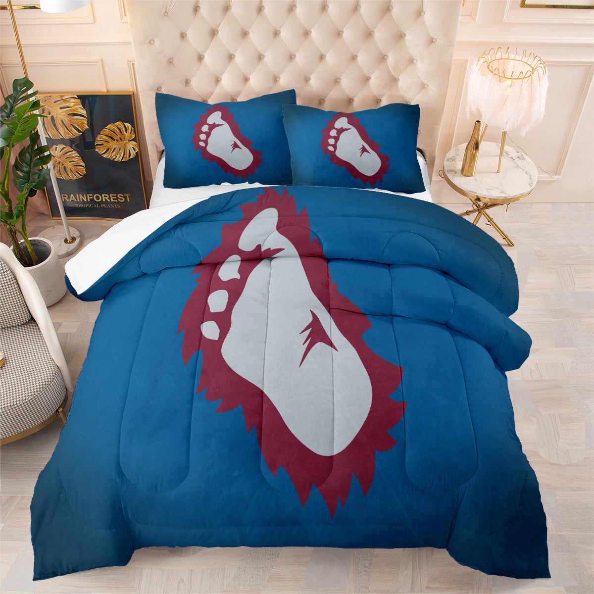 Colorado Avalanche Hockey League Comforter Pillowcase Sets Blanket All Season Reversible Quilted Duvet