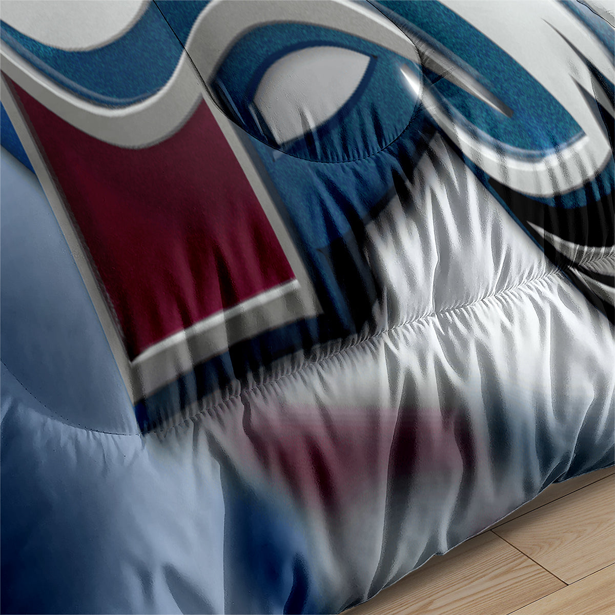 Colorado Avalanche Hockey League Comforter Pillowcase Sets Blanket All Season Reversible Quilted Duvet