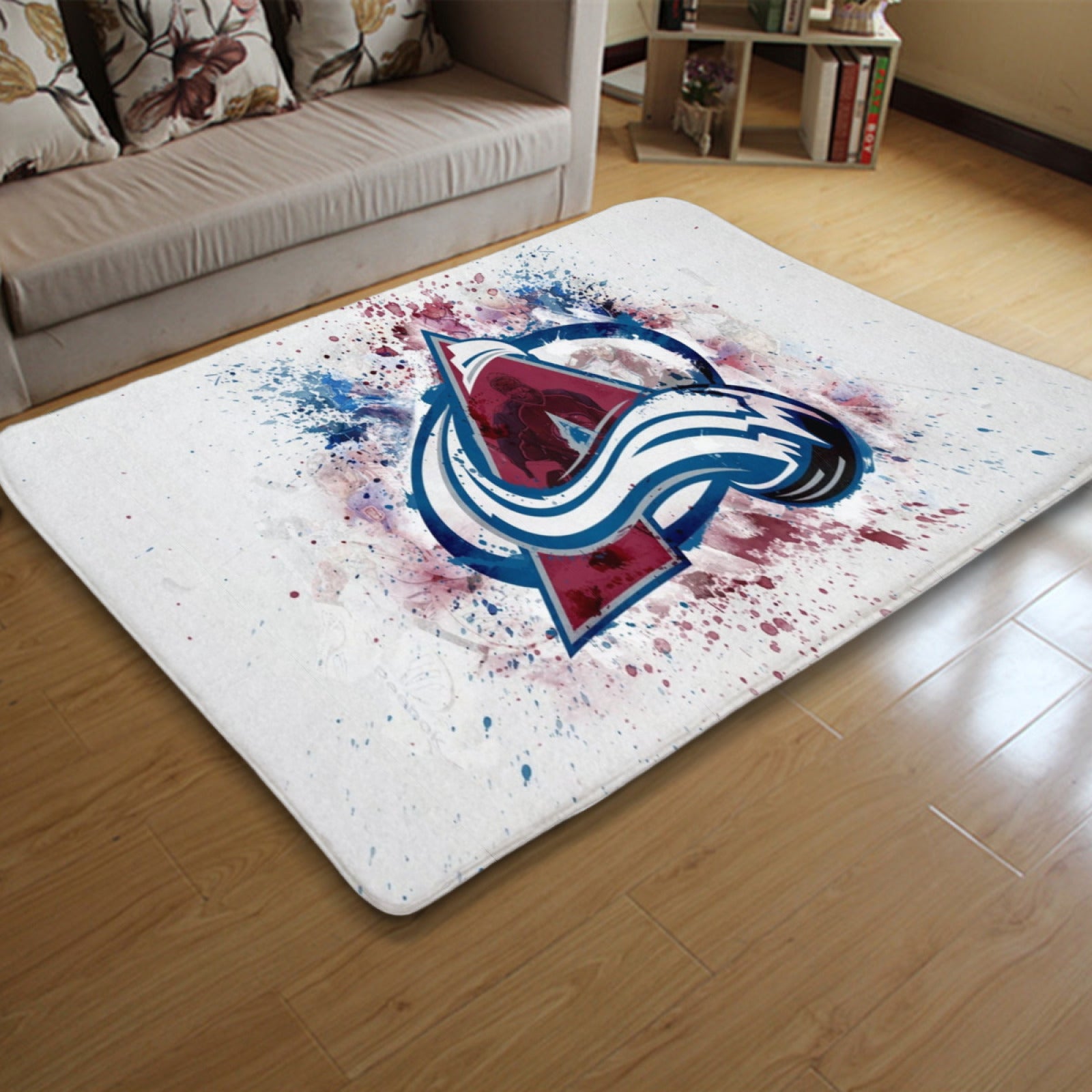 Colorado Avalanche Hockey League Carpet Living Room Bedroom Mats Kitchen Bathroom Rugs