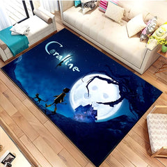 Coraline and the Secret Door Graphic Carpet Living Room Bedroom Sofa Rug Door Mat Kitchen Bathroom Mats for Kids