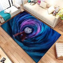 Coraline and the Secret Door Graphic Carpet Living Room Bedroom Sofa Rug Door Mat Kitchen Bathroom Mats for Kids