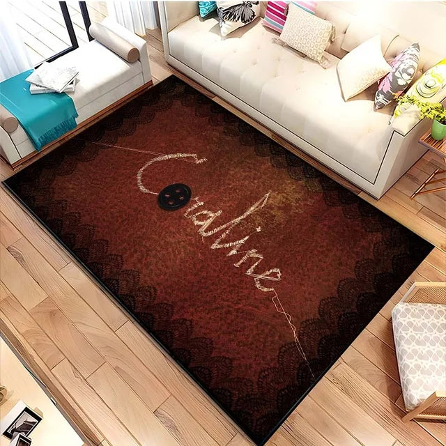 Coraline and the Secret Door Graphic Carpet Living Room Bedroom Sofa Rug Door Mat Kitchen Bathroom Mats for Kids