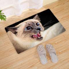 Cute Cat Carpet Living Room Bedroom Mats Kitchen Bathroom Rugs