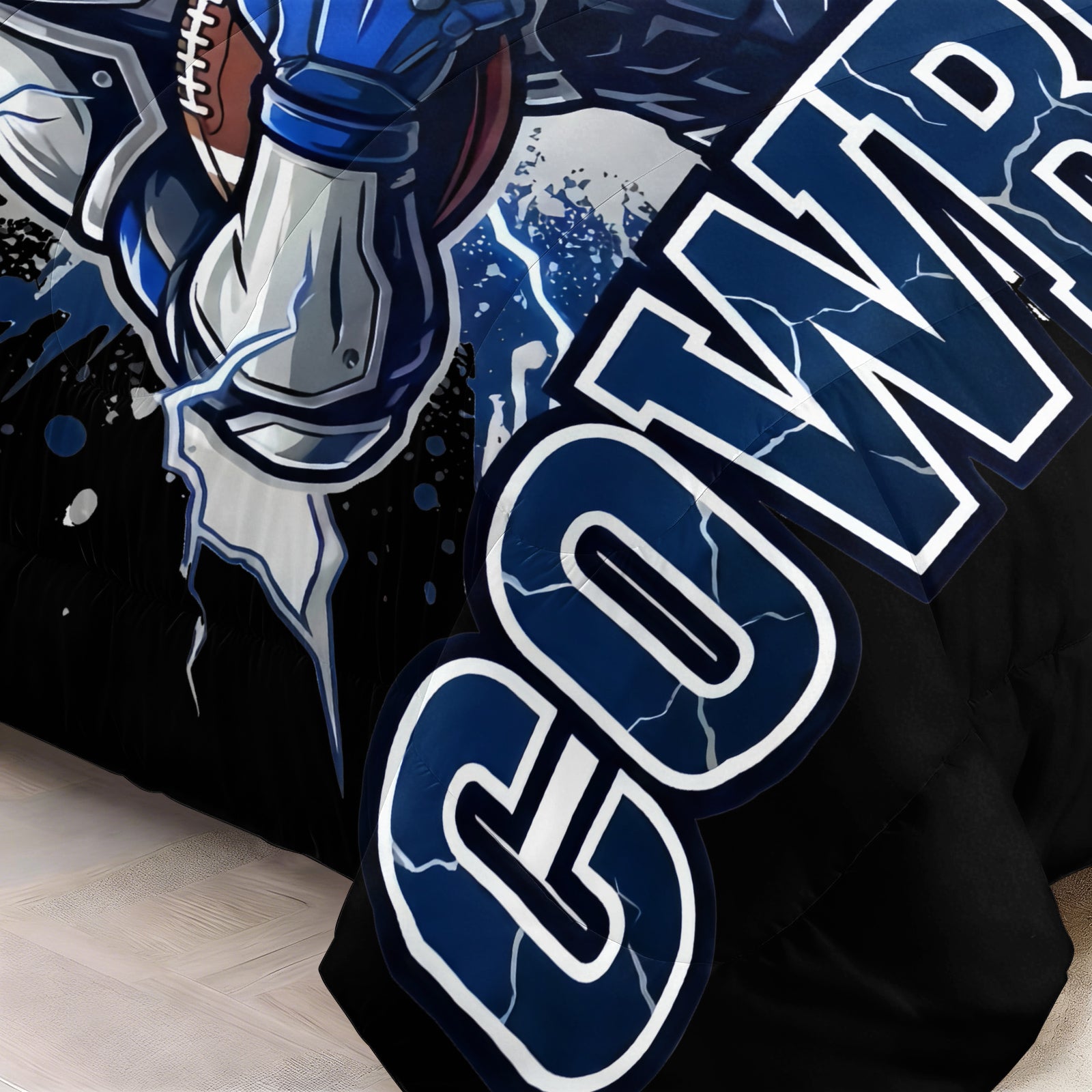 Dallas Cowboy Comforter Pillowcase Sets Blanket All Season Reversible Quilted Duvet