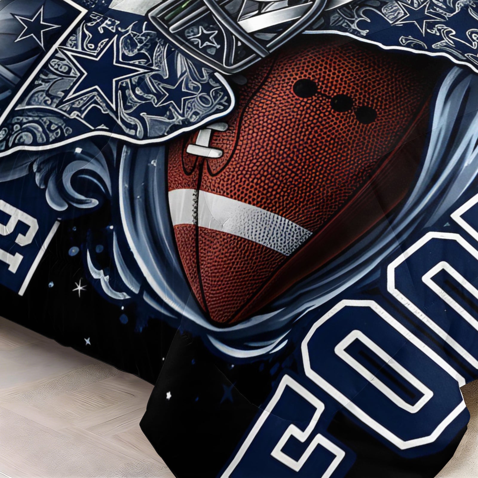 Dallas Cowboy Comforter Pillowcase Sets Blanket All Season Reversible Quilted Duvet