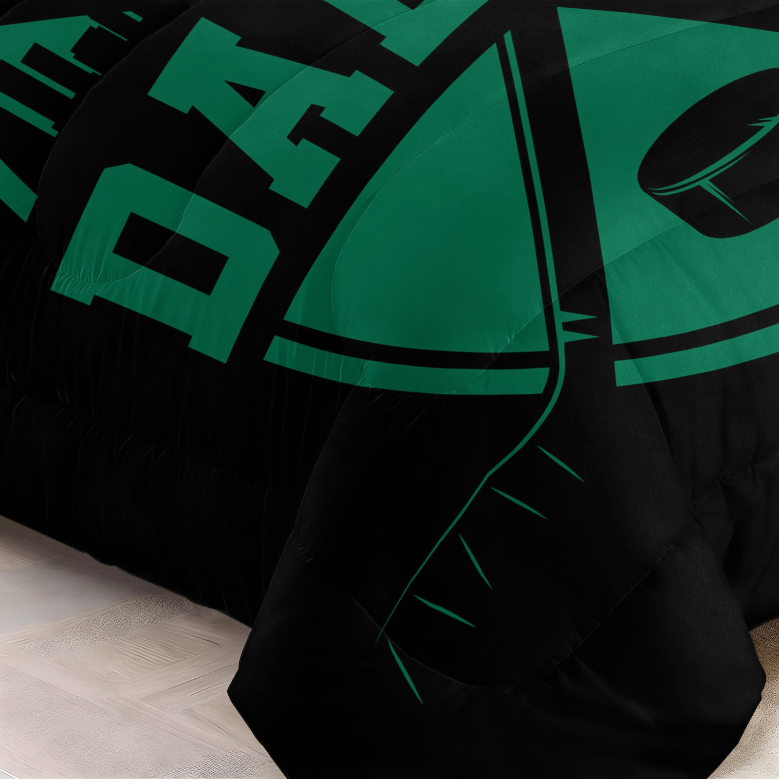 Dallas Stars Hockey League Comforter Pillowcase Sets Blanket All Season Reversible Quilted Duvet