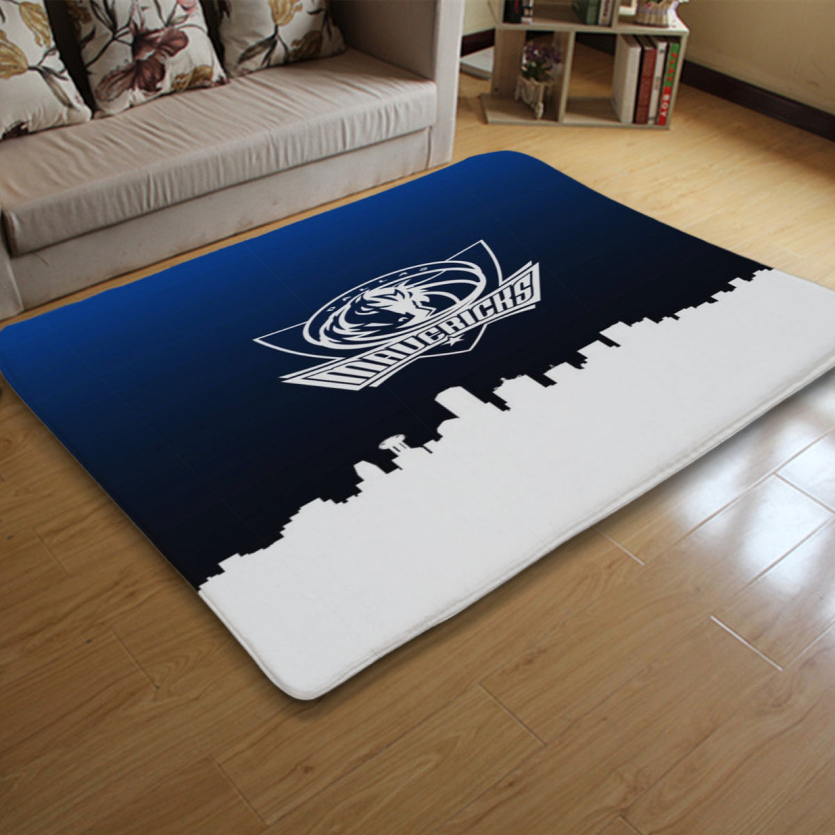 Dallas Basketball Mavericks Carpet Living Room Bedroom Mats Kitchen Bathroom Rugs