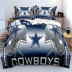 Dallas Cowboys Football League Duvet Cover Quilt Cover Pillowcase Bedding Set