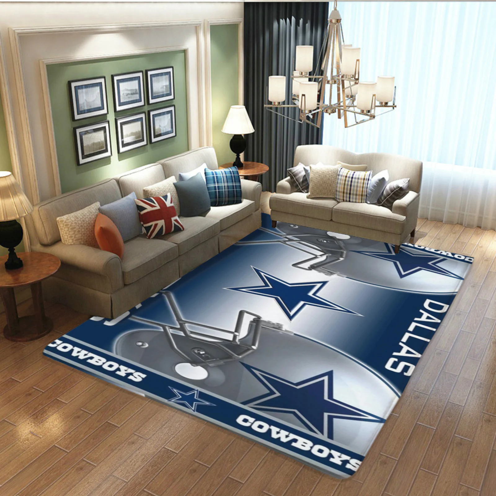 Dallas Cowboys Football Team Carpet Living Room Bedroom Mats Kitchen Bathroom Rugs