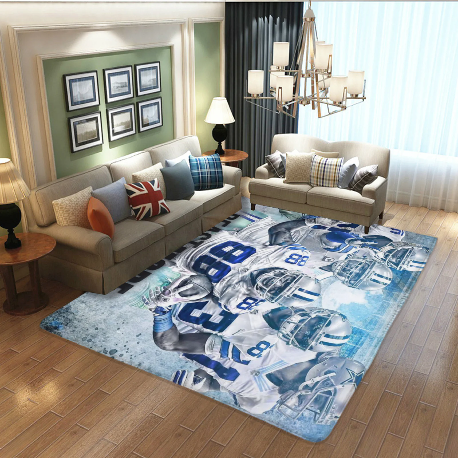 Dallas Cowboys Football Team Carpet Living Room Bedroom Mats Kitchen Bathroom Rugs