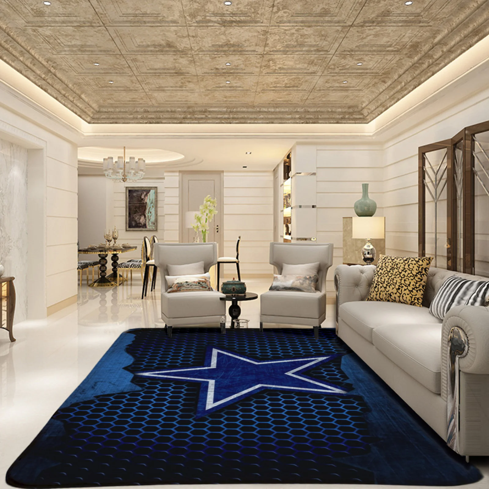 Dallas Cowboys Football Team Carpet Living Room Bedroom Mats Kitchen Bathroom Rugs