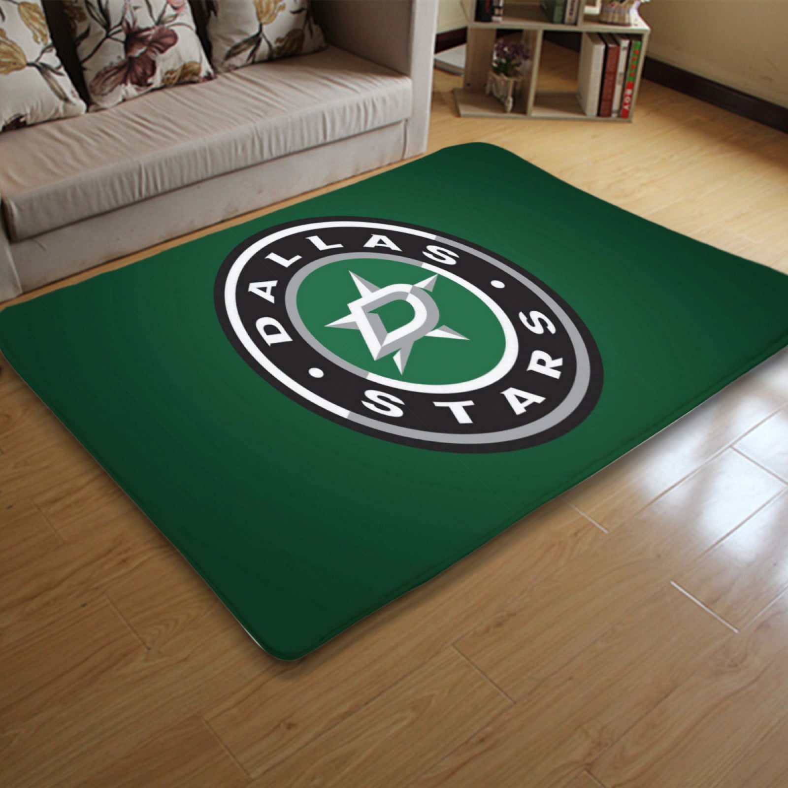 Dallas Stars Hockey League Carpet Living Room Bedroom Mats Kitchen Bathroom Rugs