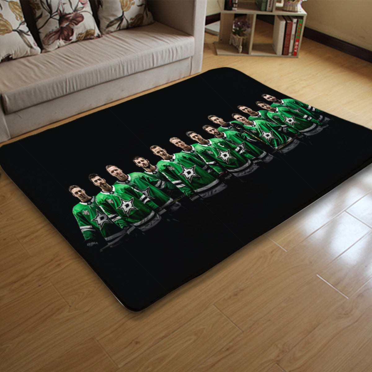 Dallas Stars Hockey League Carpet Living Room Bedroom Mats Kitchen Bathroom Rugs