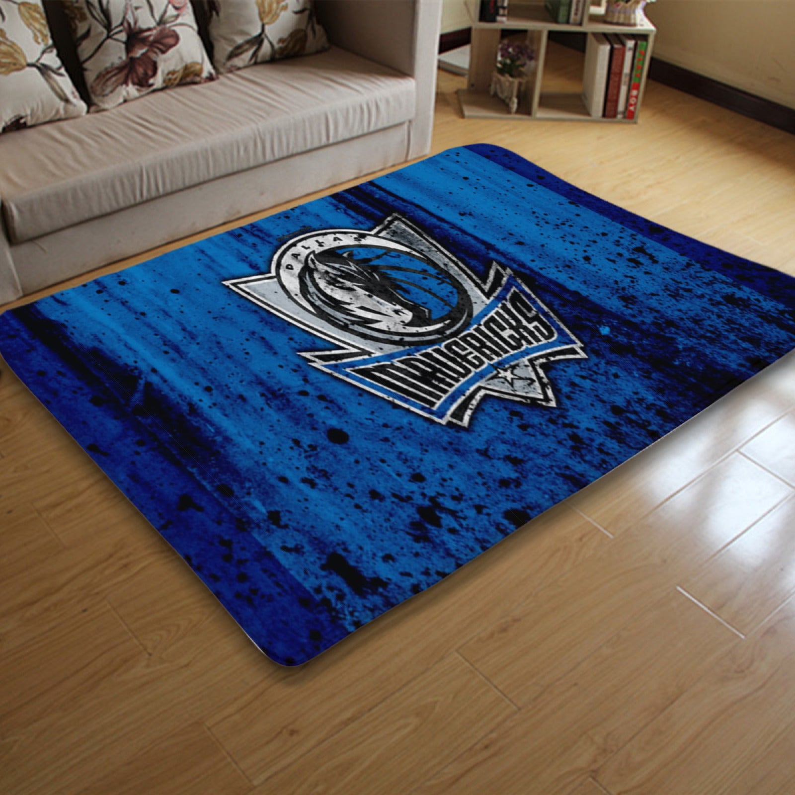 Dallas Basketball Mavericks Carpet Living Room Bedroom Mats Kitchen Bathroom Rugs