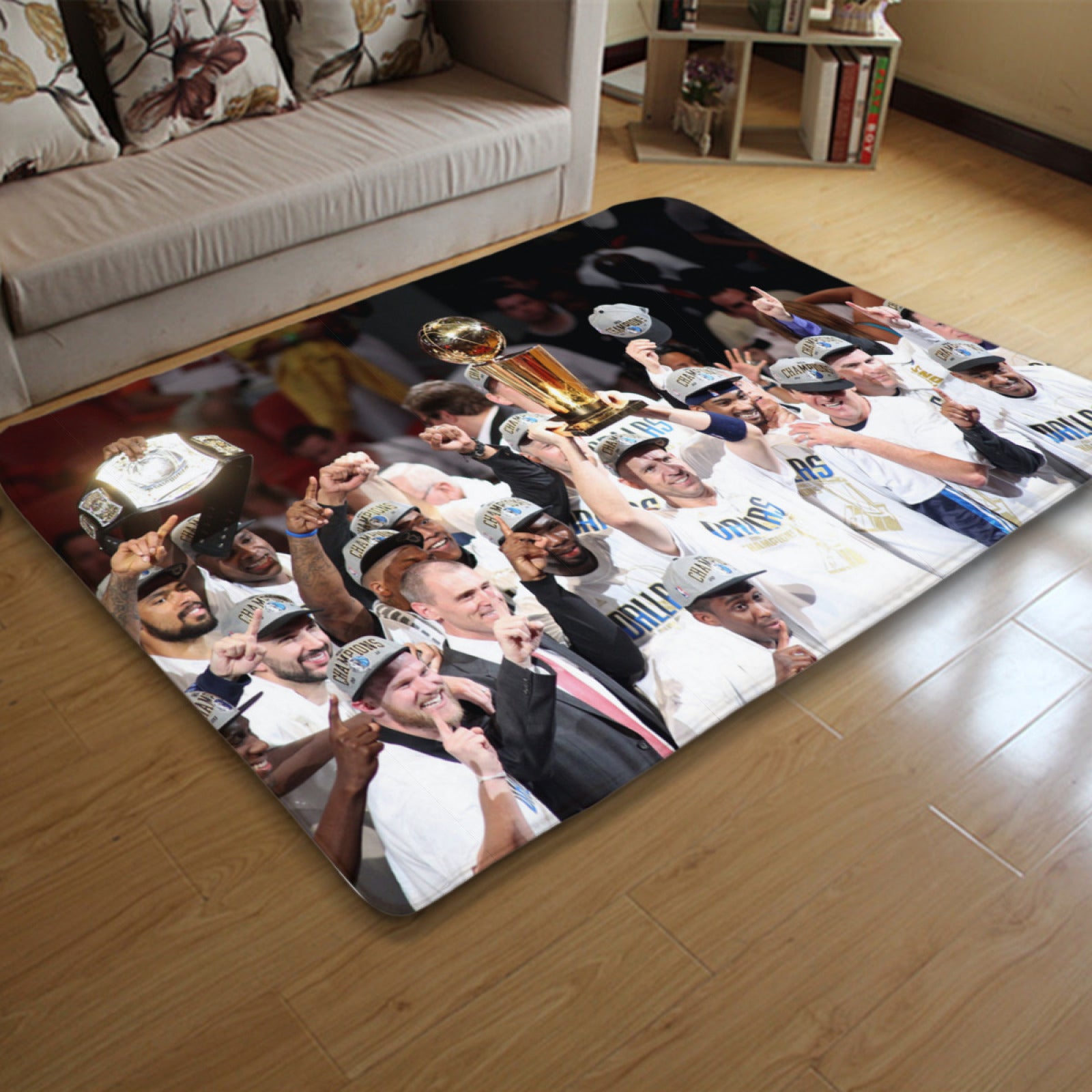 Dallas Basketball Mavericks Carpet Living Room Bedroom Mats Kitchen Bathroom Rugs