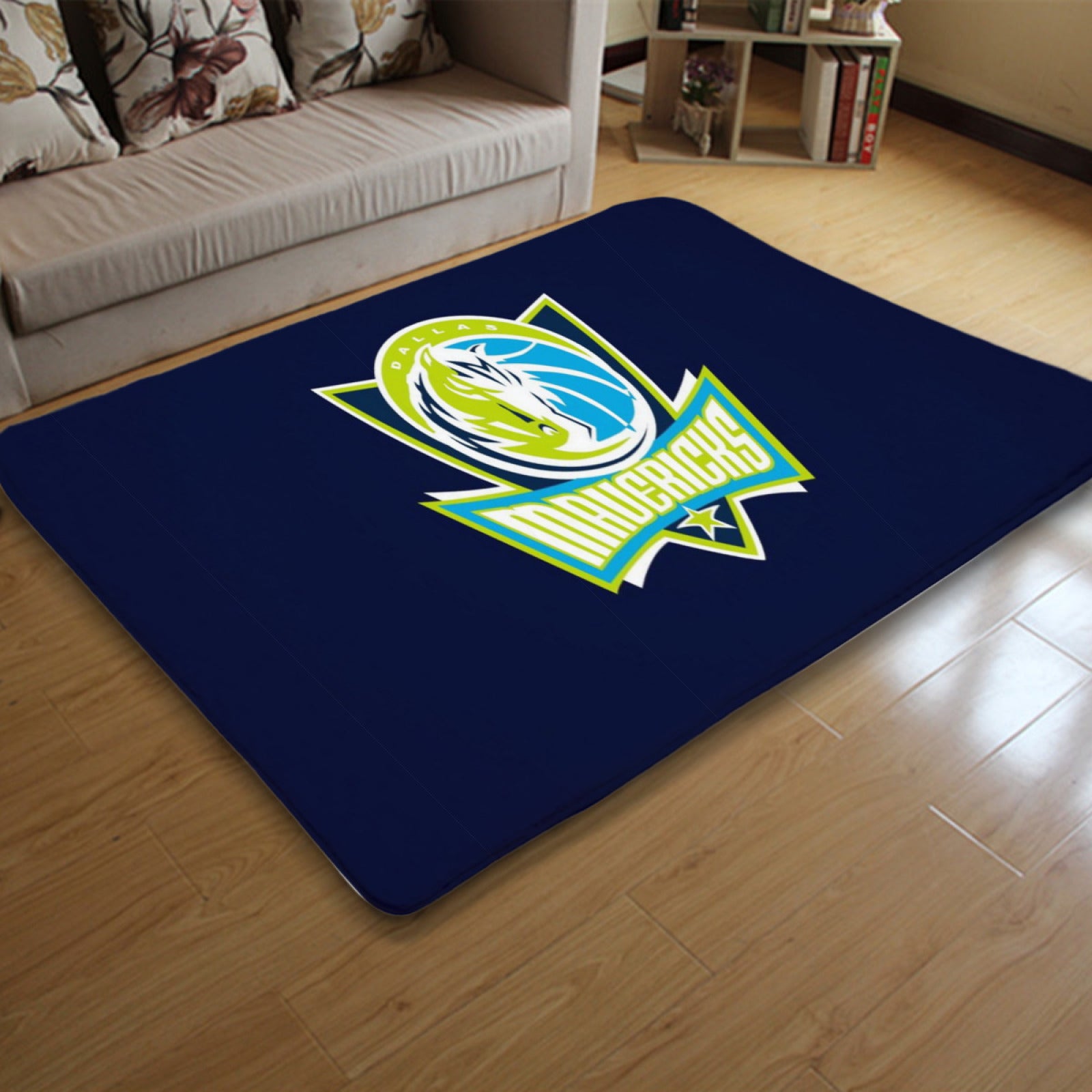 Dallas Basketball Mavericks Carpet Living Room Bedroom Mats Kitchen Bathroom Rugs