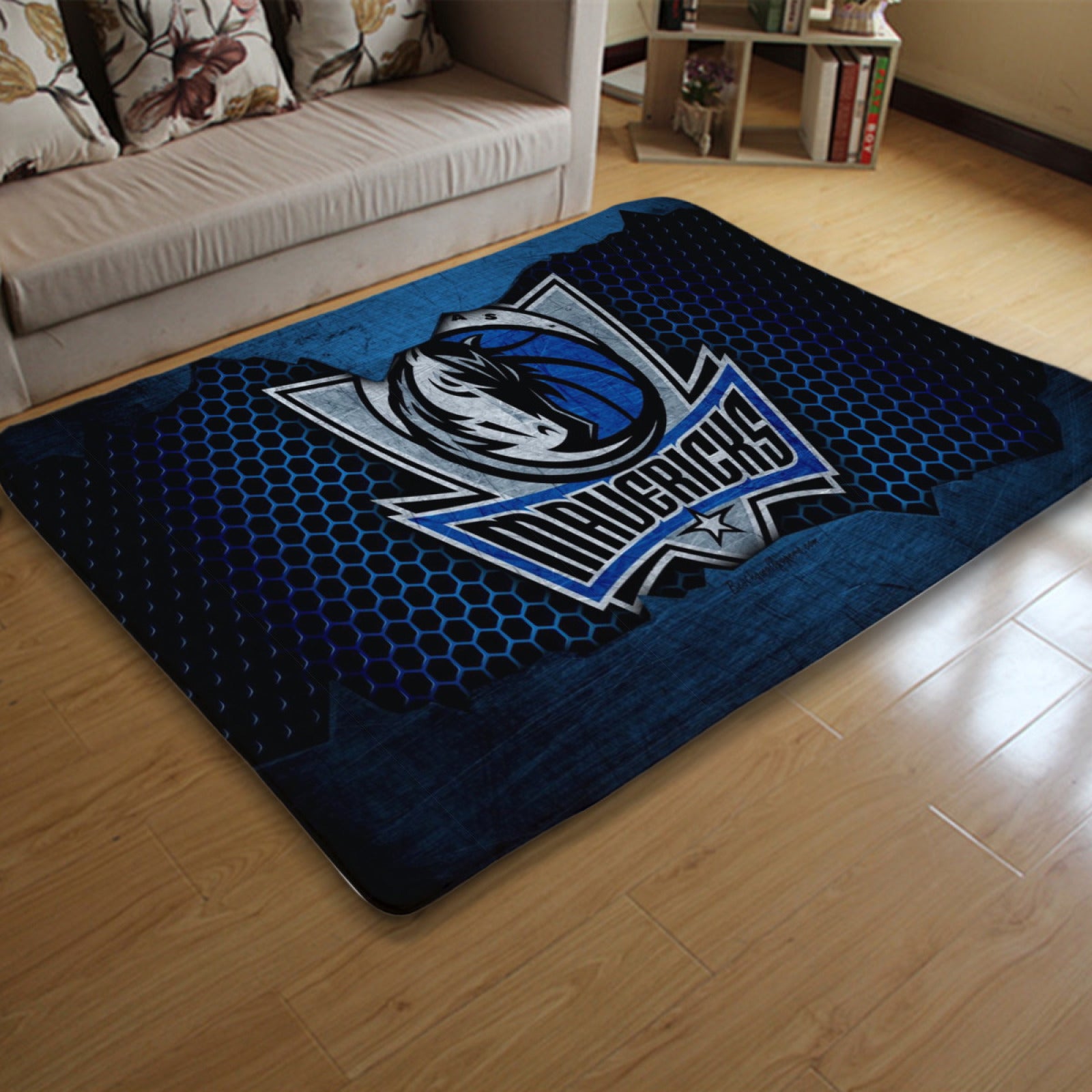Dallas Basketball Mavericks Carpet Living Room Bedroom Mats Kitchen Bathroom Rugs