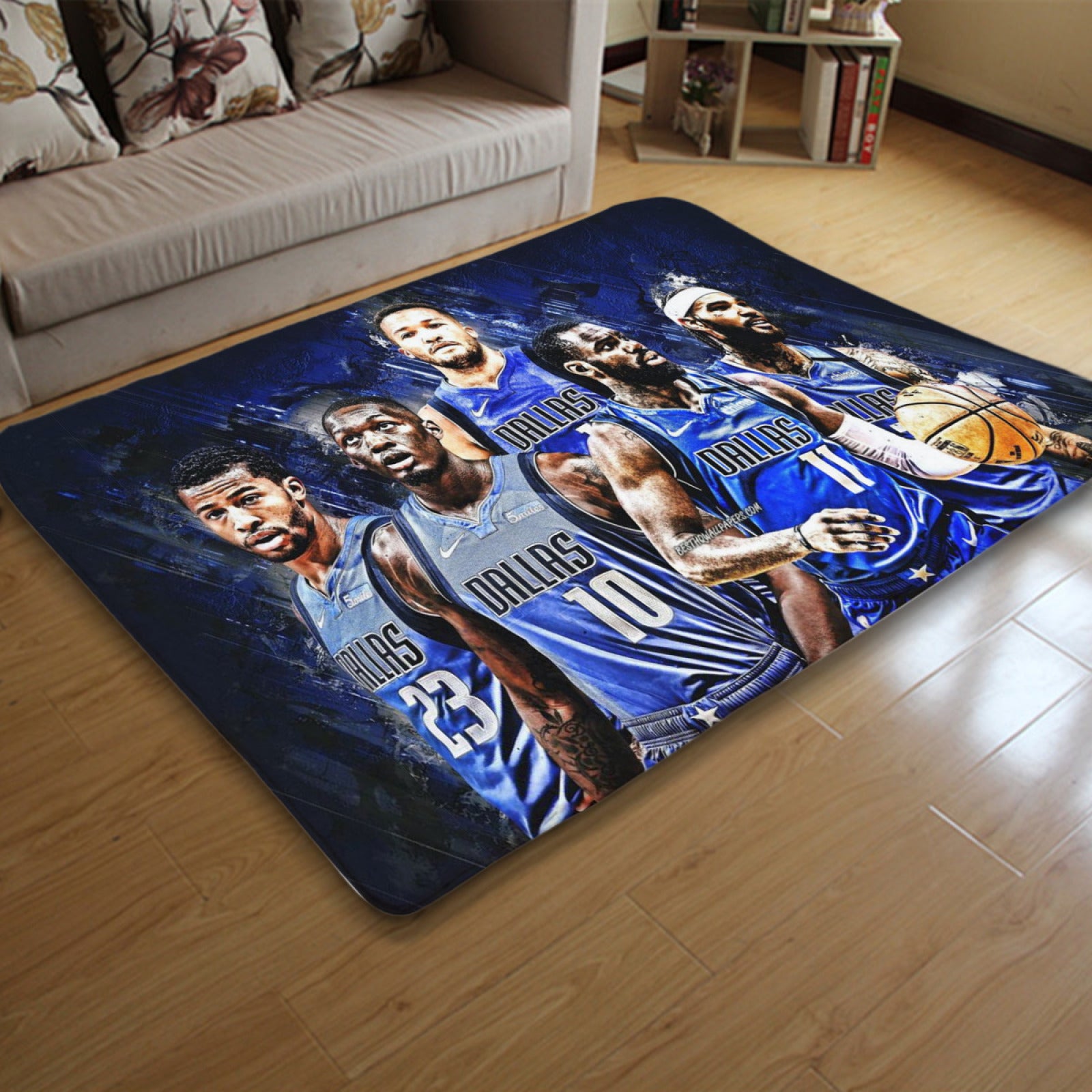 Dallas Basketball Mavericks Carpet Living Room Bedroom Mats Kitchen Bathroom Rugs