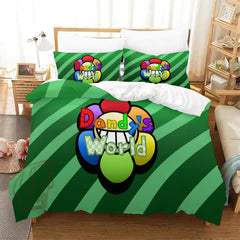 Dandy's World Duvet Cover Quilt Case Pillowcase Bedding Set Without Filler