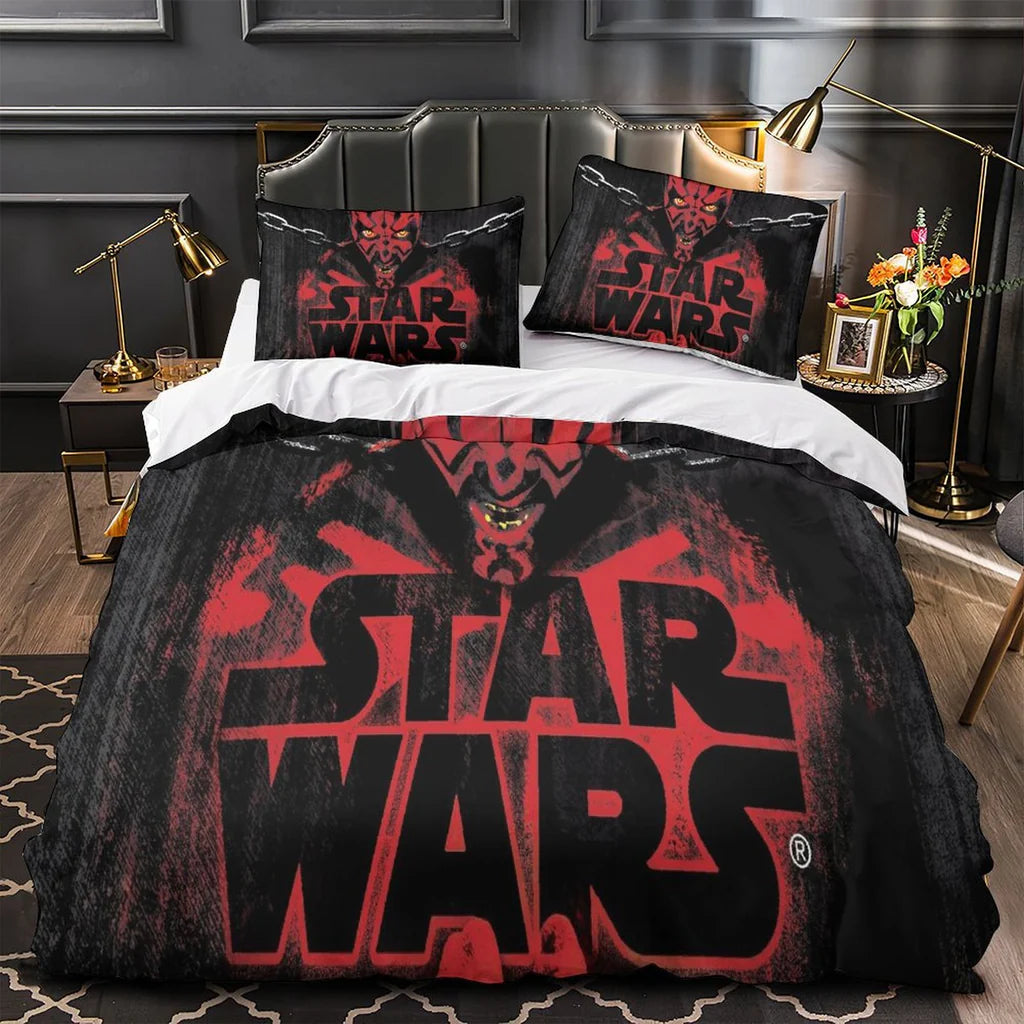 Darth Maul Duvet Cover Quilt Case Pillowcase Bedding Set Without Filler
