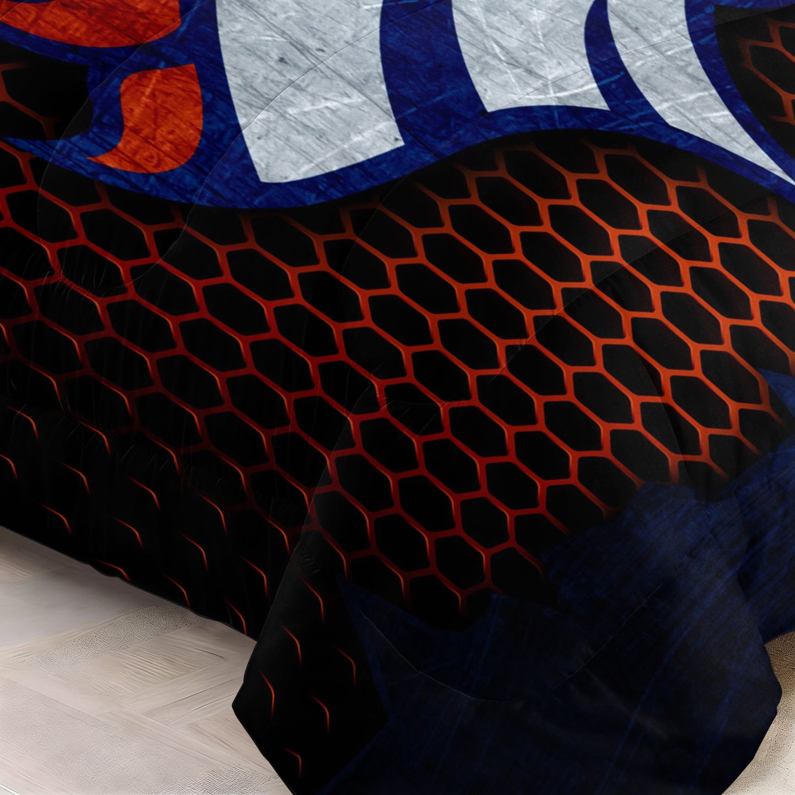 Denver Broncos Comforter Pillowcase Sets Blanket All Season Reversible Quilted Duvet