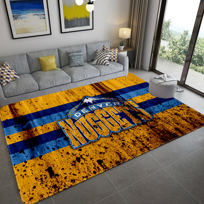 Denver Nuggets Carpet Living Room Bedroom Mats Kitchen Bathroom Rugs
