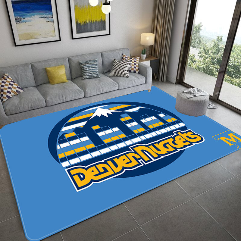 Denver Nuggets Carpet Living Room Bedroom Mats Kitchen Bathroom Rugs