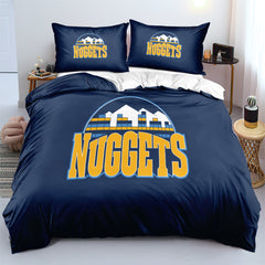 Denver Basketball Nuggets Bedding Set Quilt Cover Without Filler